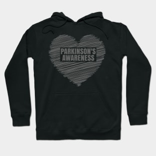 Heart Parkinson's Disease Awareness Hoodie